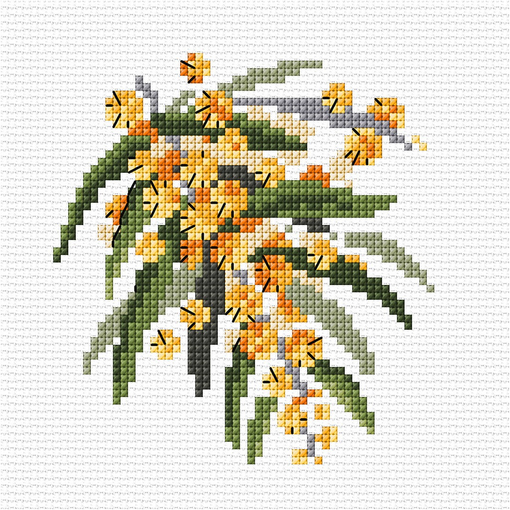 Wattle design from Wildflower Mini's 2 by Country Threads