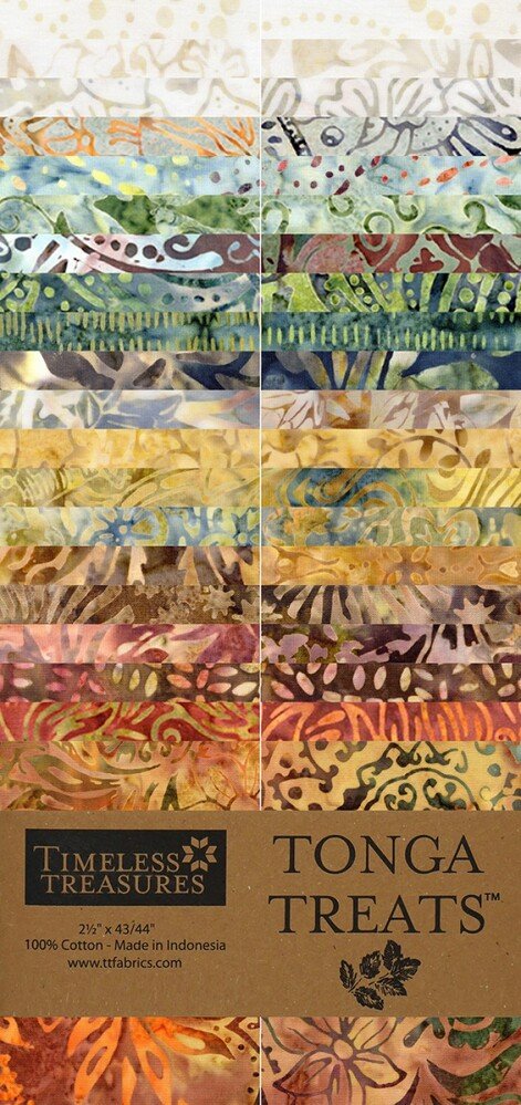 Windsong - 2.5 in Strips - 40 pc - Everything Fabric