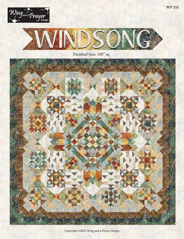 Windsong QUILT Pattern - Everything Fabric