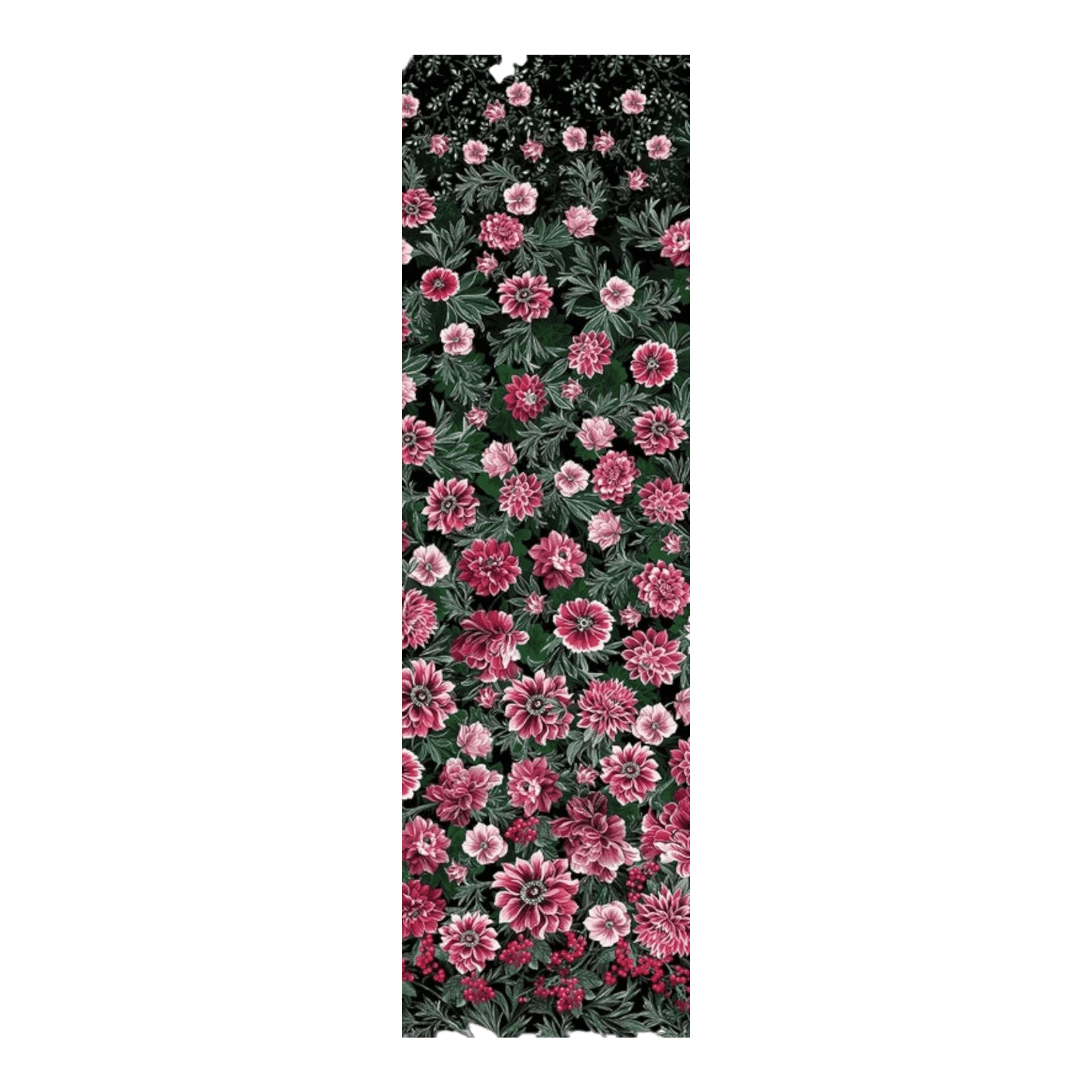 Winterberry Floral-Black Winterberry Field w/pearlescent - Everything Fabric
