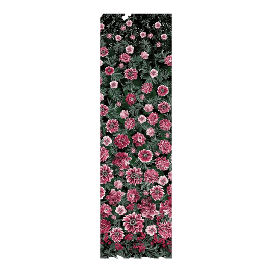 Winterberry Floral-Black Winterberry Field w/pearlescent - Everything Fabric