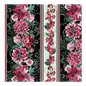 Winterberry Floral-Multi Winterberry Stripe w/pearlescent - Everything Fabric