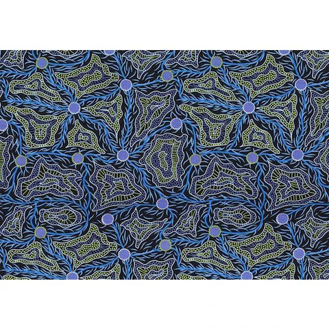 Women's Body Painting - Blue - Everything Fabric