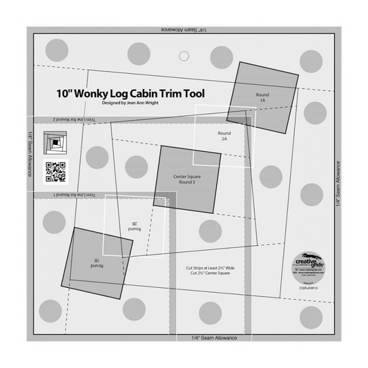 Wonky Log Cabin Trim Tool - 10 in - CGRJAW13 - Everything Fabric