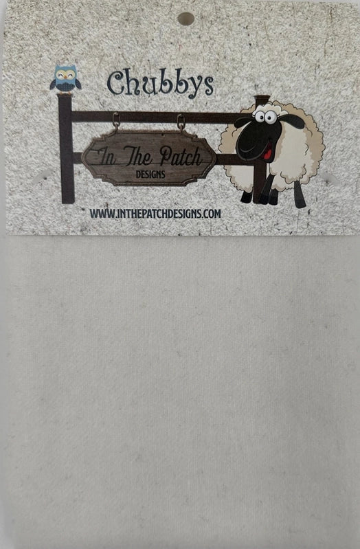 Wool Chubbys - 16 in Felted Square Ivory - Everything Fabric