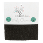 Wooly Charms BLACK - 5 in x 5 in - 5 pc - Everything Fabric
