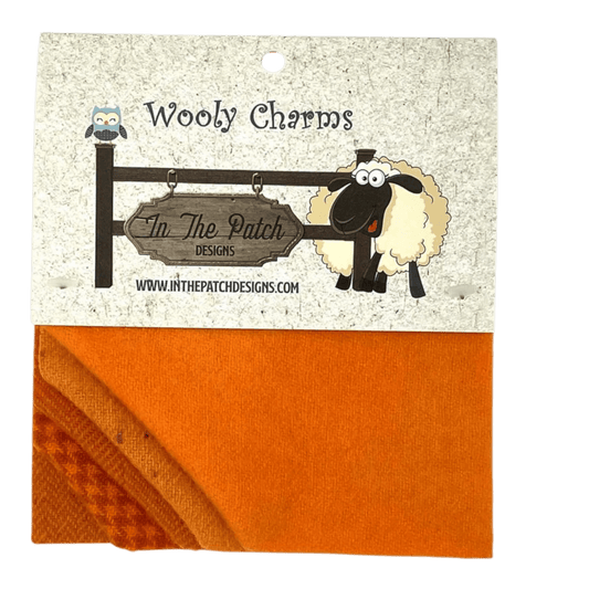 Wooly Charms Carrots- 5pc - Everything Fabric