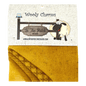 Wooly Charms CHEDDER - 5 in x 5 in - 5 pc - Everything Fabric