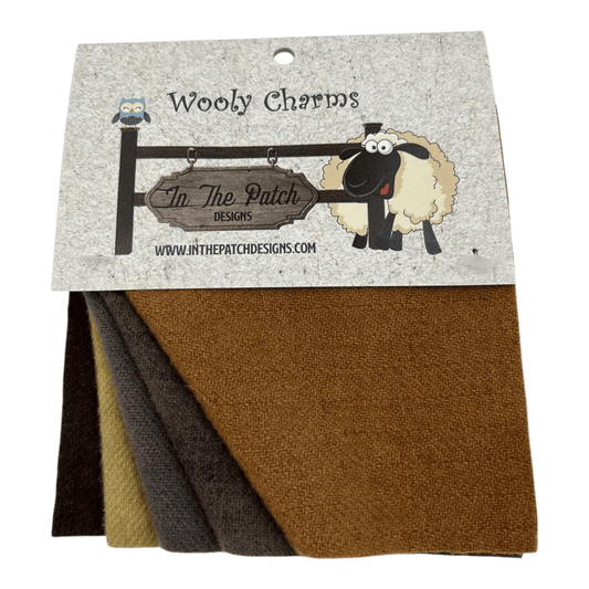 Wooly Charms Critter - 5 in x 5 in - 5 pc - Everything Fabric