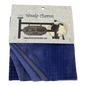 Wooly Charms WISTERIA - 5 in x 5 in - 5 pc - Everything Fabric