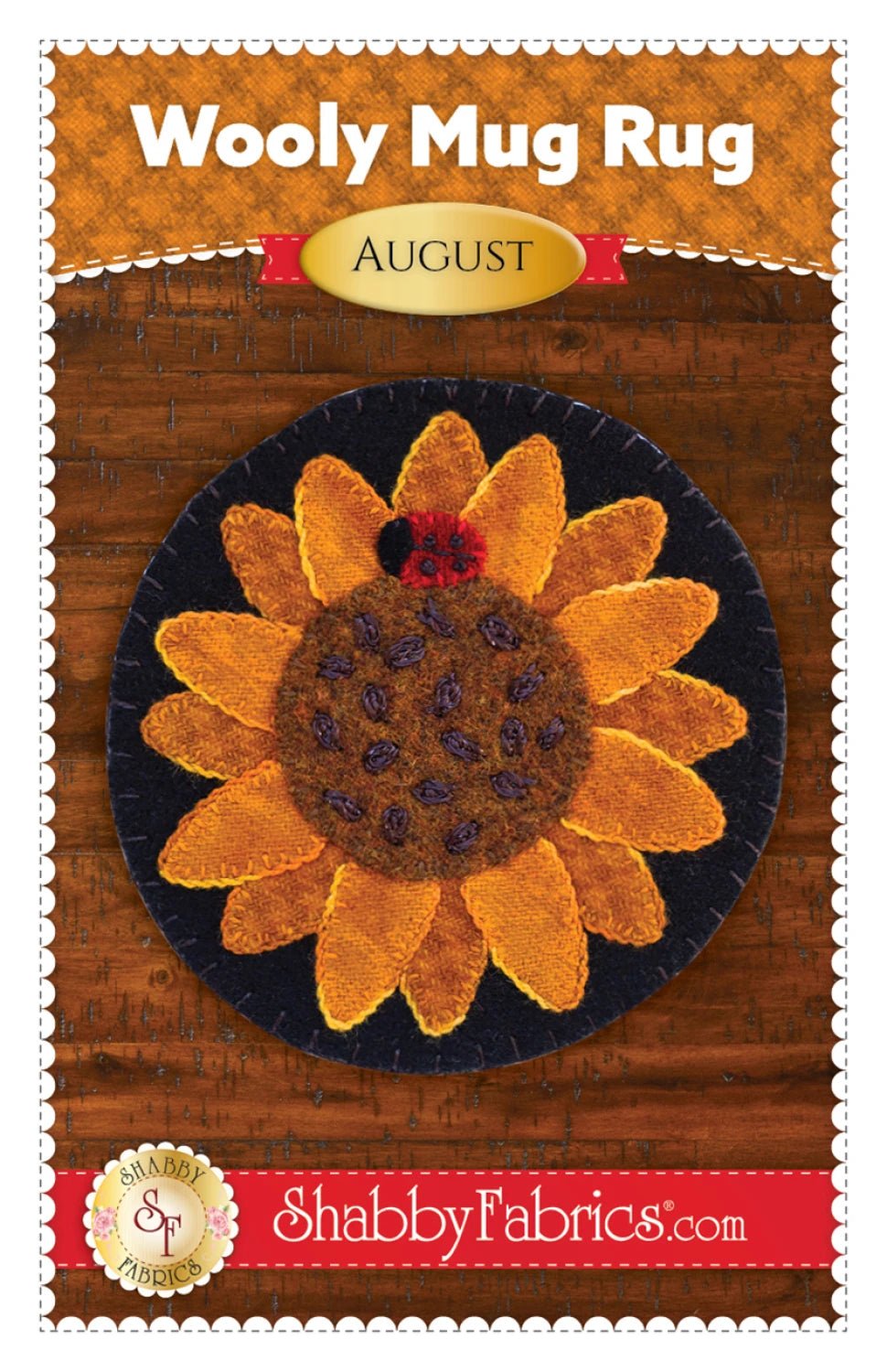 Wooly Mug Rug August Pattern - Everything Fabric