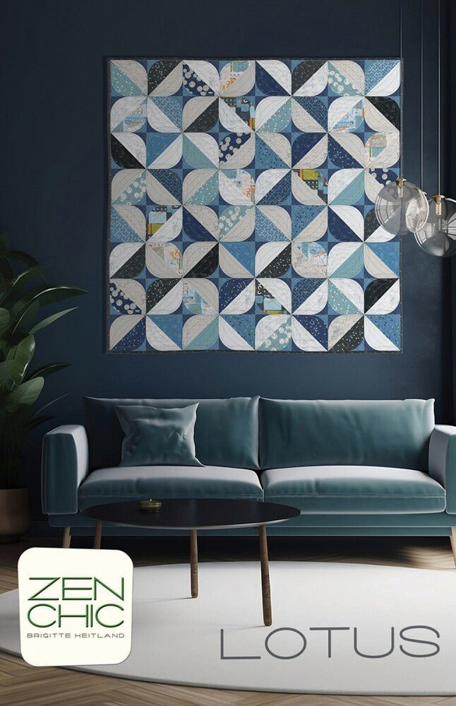 Zen Chic - LOTUS Quilt Pattern - Everything Fabric