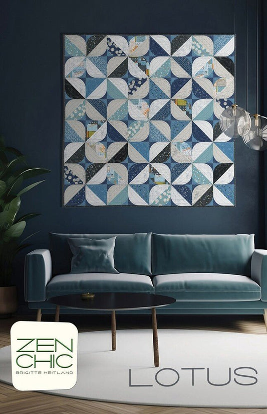 Zen Chic - LOTUS Quilt Pattern - Everything Fabric