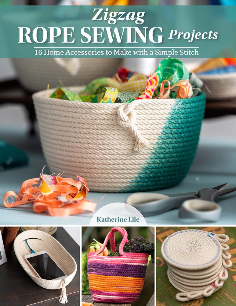 Zigzag Rope Sewing Projects Book - Everything Fabric