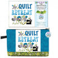 Zipper Pouch Set Quilt Retreat Blue Joy - Everything Fabric
