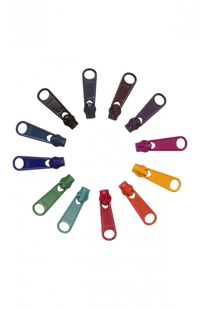 Zipper Pull Set - DARKS - 12 4.5 pulls - Everything Fabric