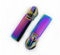 Zipper Pulls 5 Solid Rectangle in Rainbow 2pk - Everything Fabric