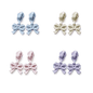 Zipper Pulls – Laced Bow Pastel Shades 2 Pack | 5 Nylon Zippers - Everything Fabric